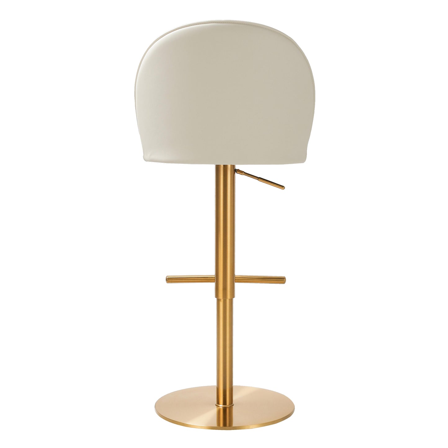 havana cream and gold adjustable swivel stool