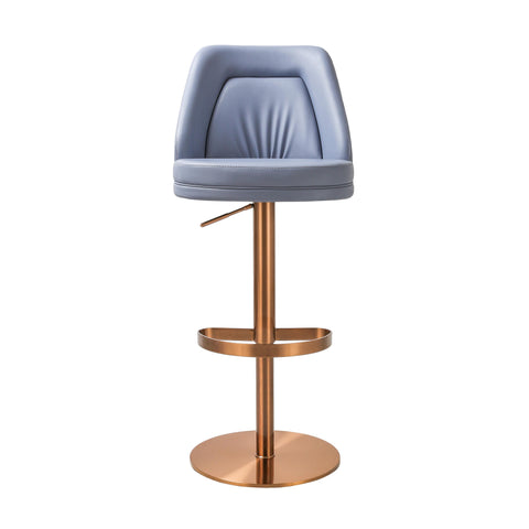 Hump Lavender Mist and Rose Gold Adjustable Swivel Stool