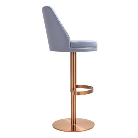 Hump Lavender Mist and Rose Gold Adjustable Swivel Stool
