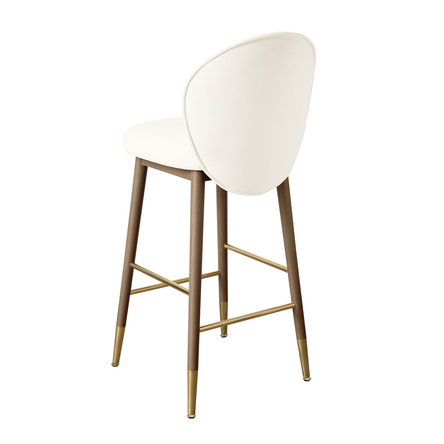 eileen cream velvet counter stool