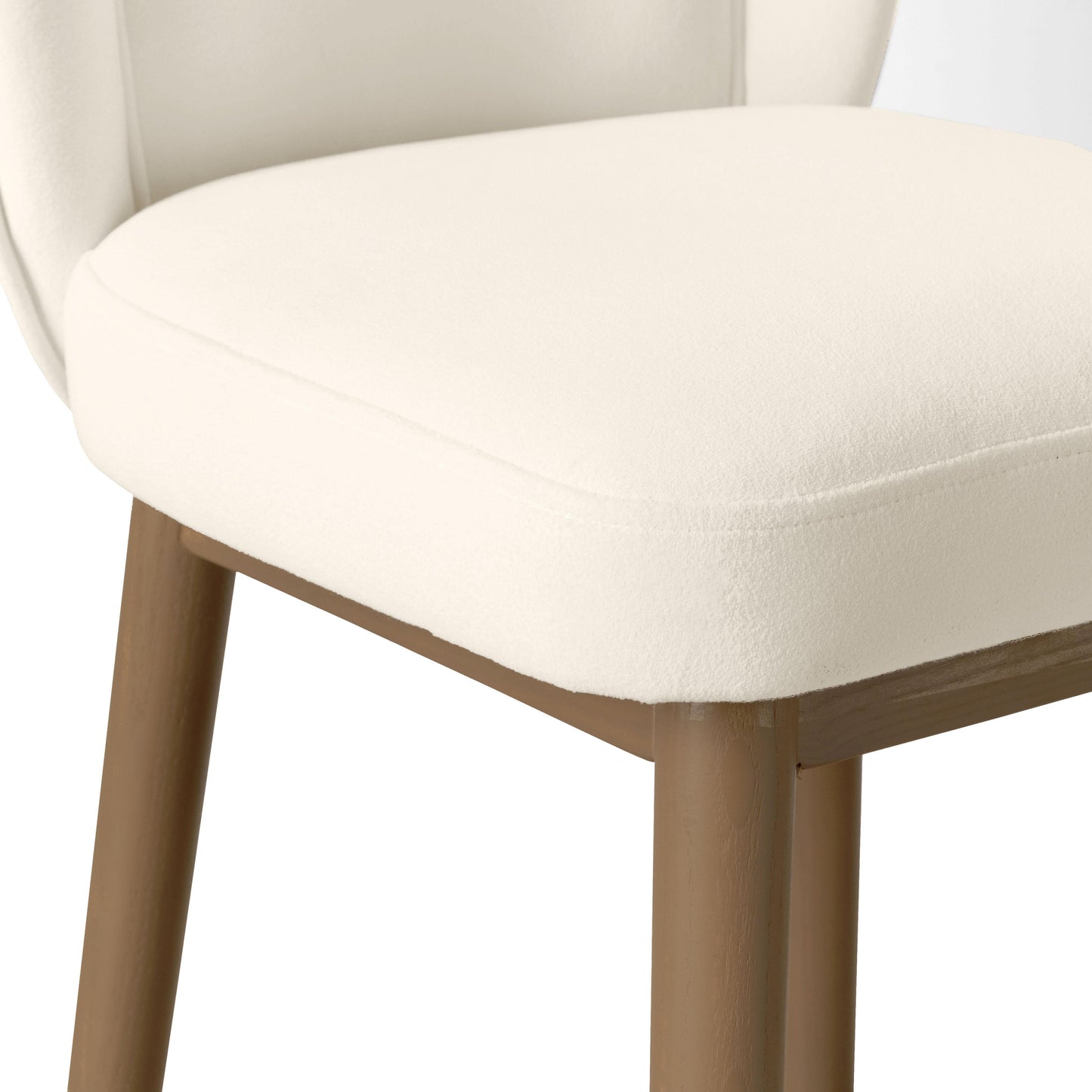 eileen cream velvet counter stool