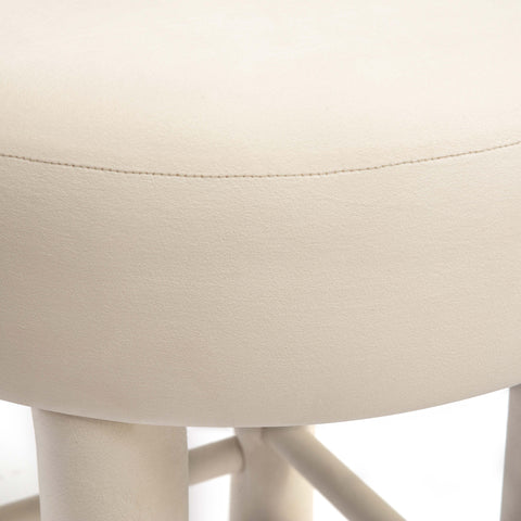 Odette Castaigne Cream Performance Velvet Counter Stool - image 5