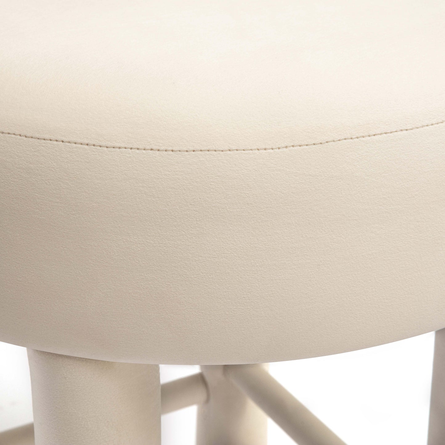 austin cream velvet counter stool