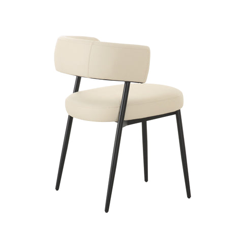 Solene Navarre Cream Performance Vegan Leather Dining Chair - image 4