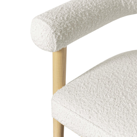 Allora Cream Performance Boucle Counter Stool