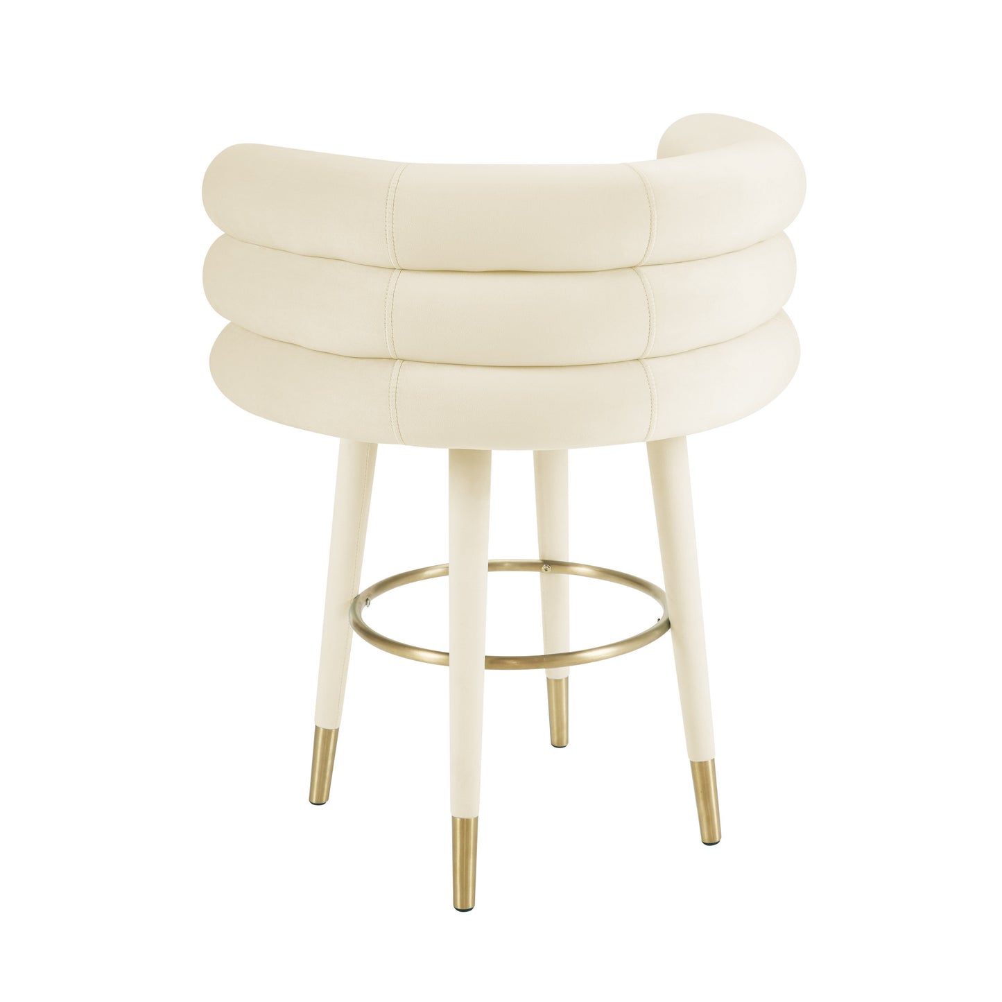 gwen cream velvet counter stool