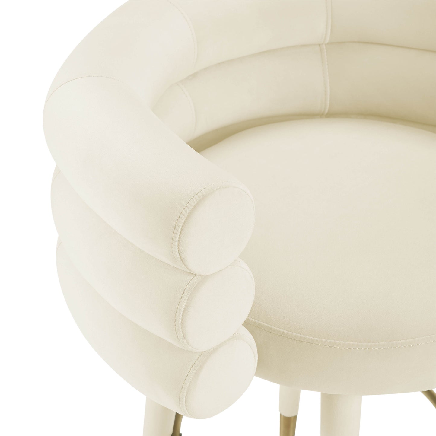 gwen cream velvet counter stool