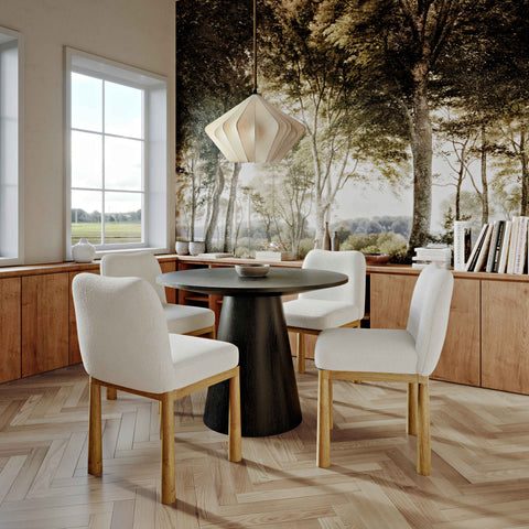 Colette Verona Performance Velvet and Oak Dining Chair - image 2