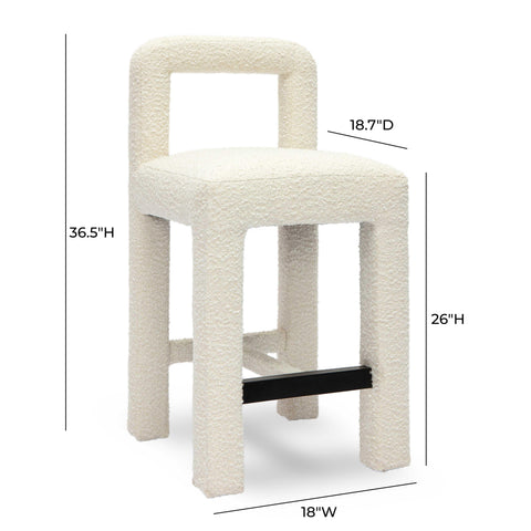 Lucienne Loire Performance Boucle Counter Stool - image 6
