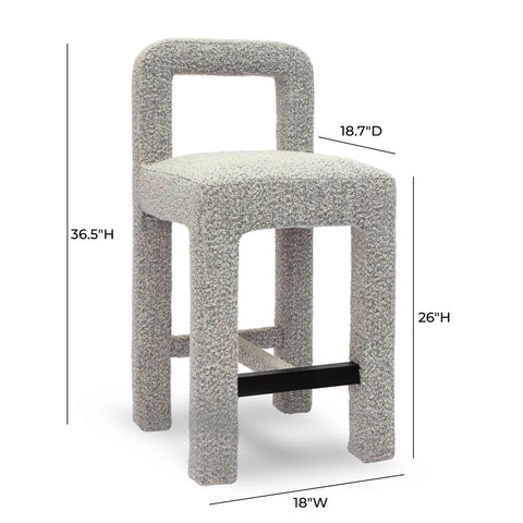 Lucienne Loire Performance Boucle Counter Stool - image 6