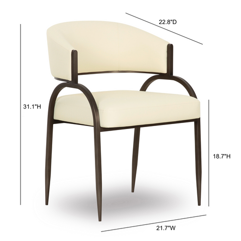 Rosalie Valois Performance Vegan Leather Dining Chair - image 6