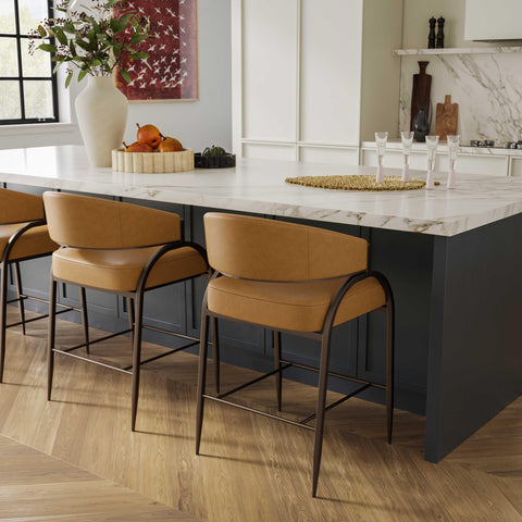 Rosalie Valois Performance Vegan Leather Counter Stool - image 2