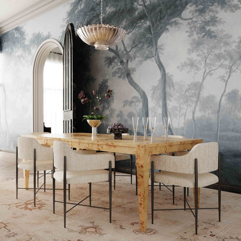 Odette Sorrento Taupe Textured Performance Boucle Dining Chair - image 2