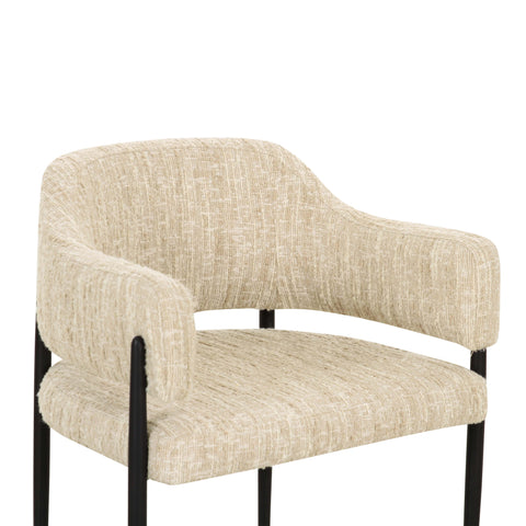 Odette Sorrento Taupe Textured Performance Boucle Dining Chair - image 5