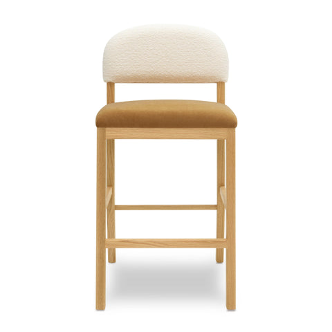 Isabelle Castaigne Performance Velvet Counter Stool - image 3