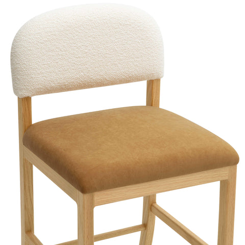 Isabelle Castaigne Performance Velvet Counter Stool - image 5