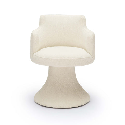 Valentina Lucerne Performance Boucle Swivel Dining Chair - image 3