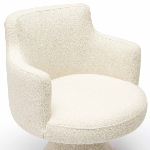 Valentina Lucerne Performance Boucle Swivel Dining Chair - image 5