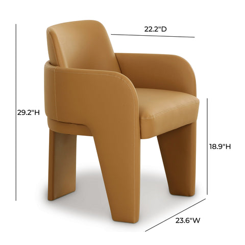 Genevieve Monaco Performance Vegan Leather Dining Chair - image 6