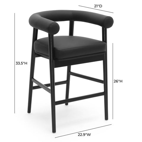 Margaux StClair Performance Vegan Leather Counter Stool - image 6