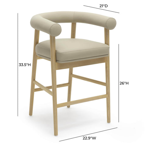 Margaux StClair Performance Vegan Leather Counter Stool - image 6