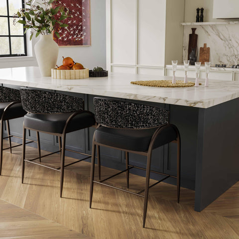 Rosalie Valois 2-Tone Performance Vegan Leather Counter Stool - image 2