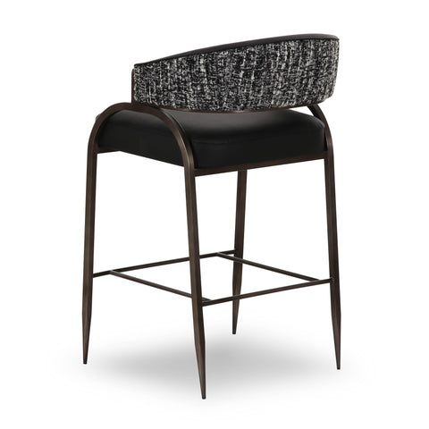 Rosalie Valois 2-Tone Performance Vegan Leather Counter Stool - image 4