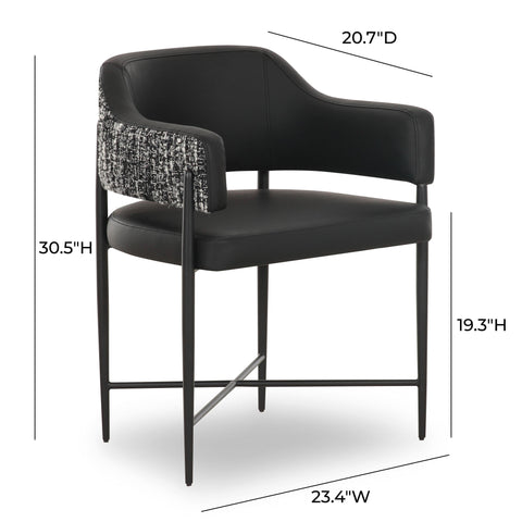 Odette Sorrento 2-Tone Performance Vegan Leather Dining Chair - image 6