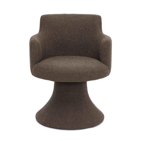 Valentina Lucerne Performance Boucle Swivel Dining Chair - image 3