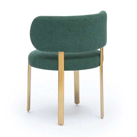 Aurelia Navarre Green Performance Chenille Dining Chair - image 4