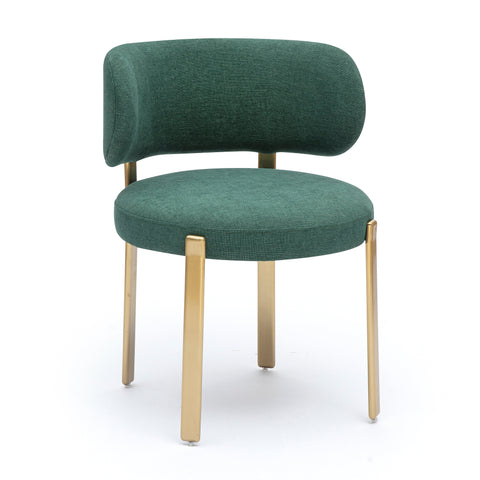 Aurelia Navarre Green Performance Chenille Dining Chair - image 3
