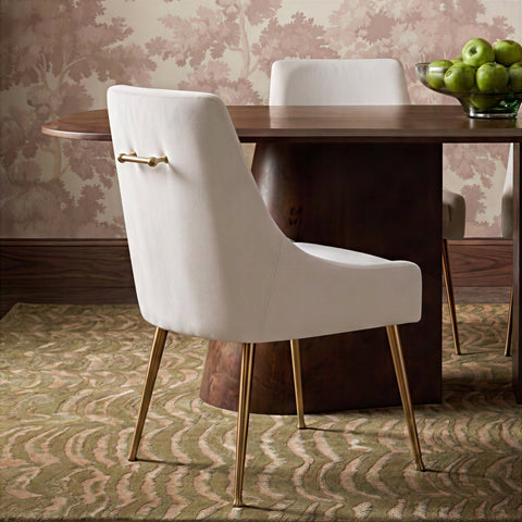 Solene Beaumont Performance Velvet Dining Chair - image 2