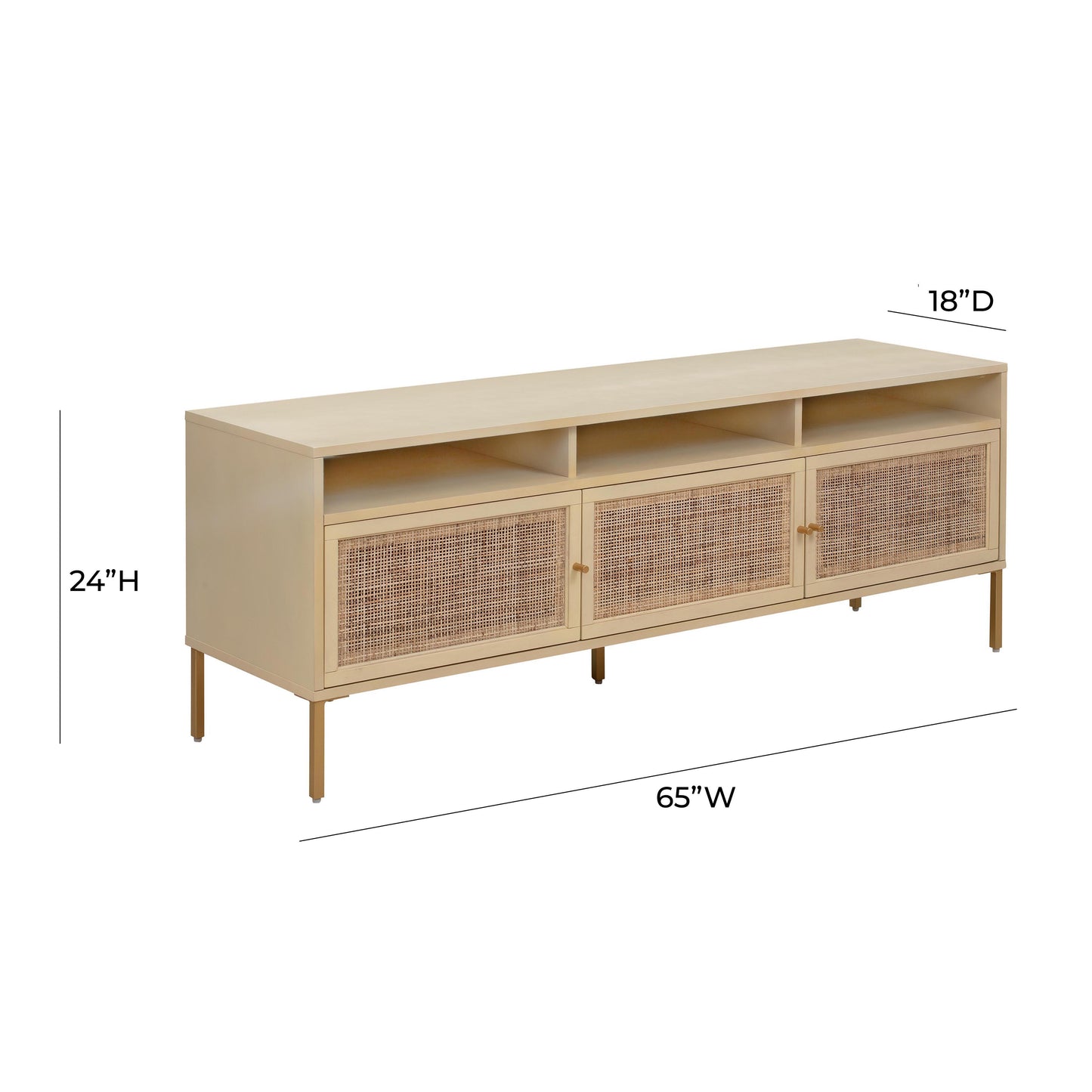 hope buttermilk media console