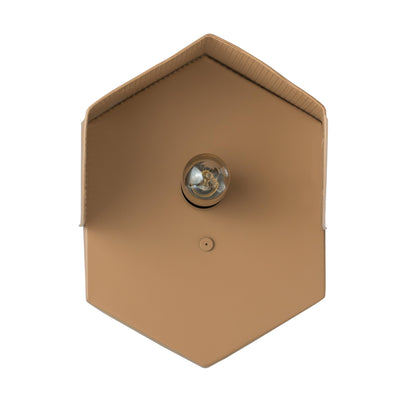 Paolo Tan Hexagon Wall Sconce