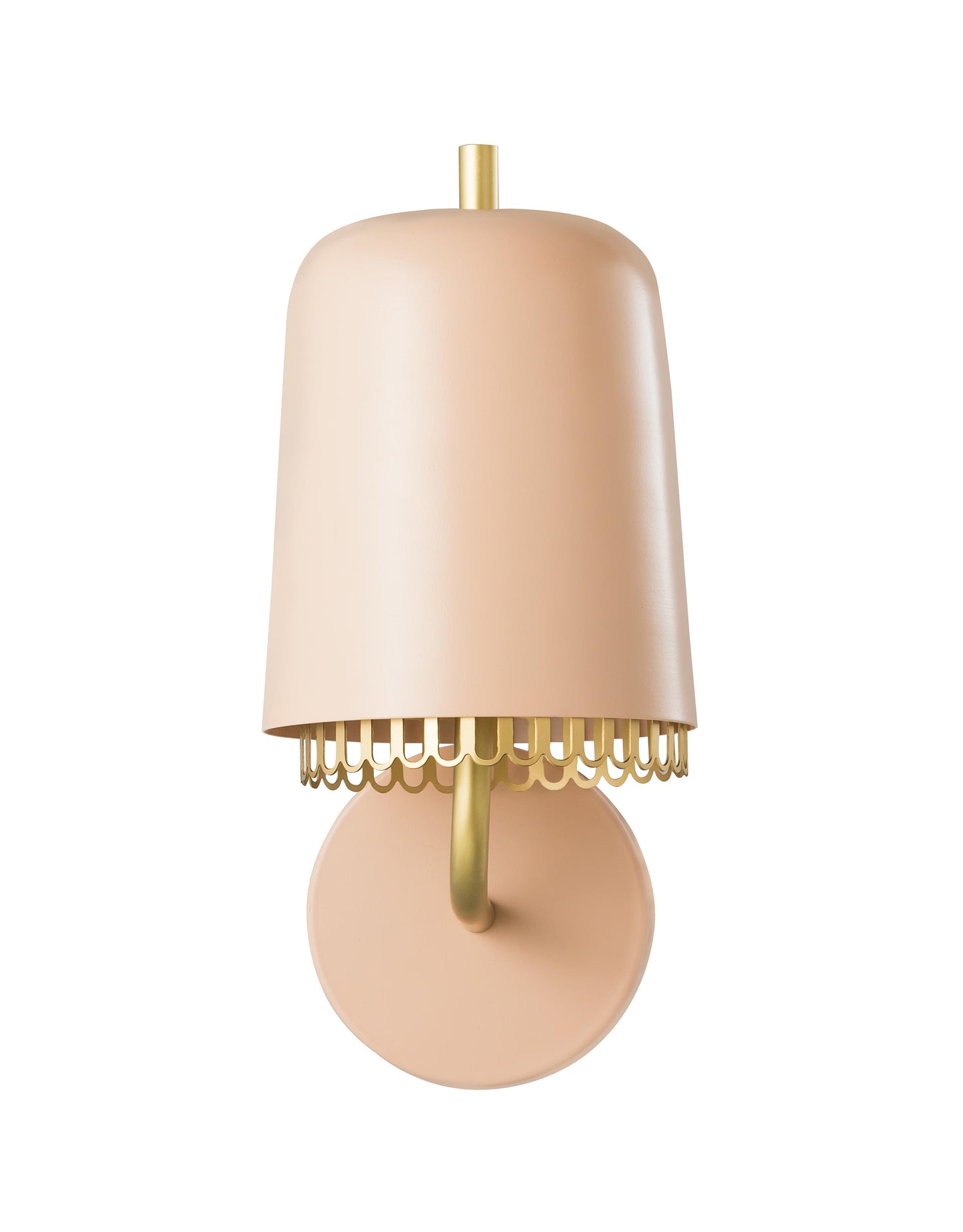 emil blush wall sconce