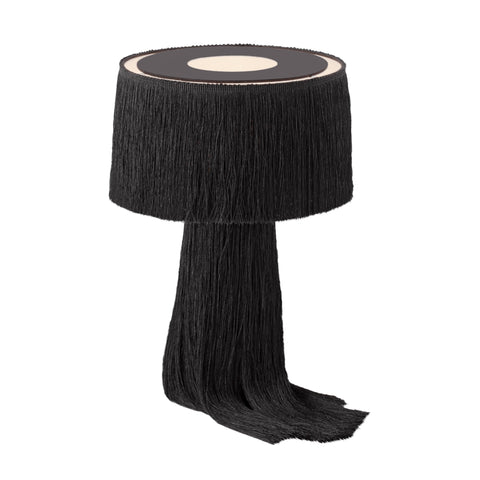 Briana Black Tassel Table Lamp