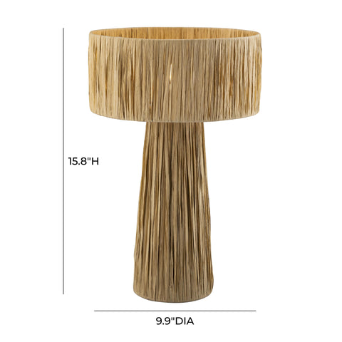 Alessia StClair Raffia Table Lamp - image 7