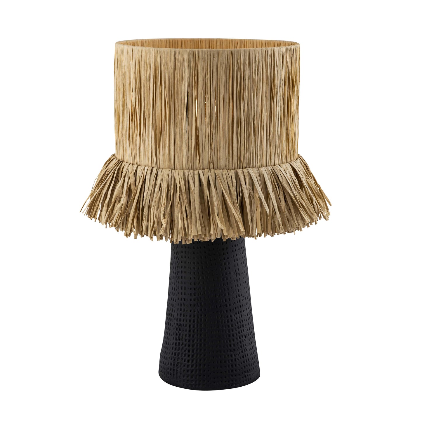 milou raffia natural table lamp