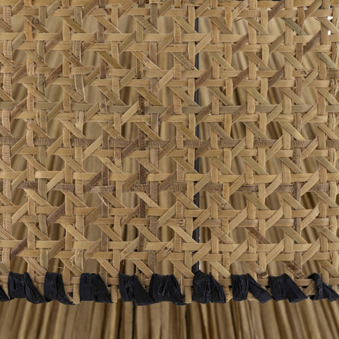 Genevieve Siena Natural &amp; Black Raffia Pendant Lamp - image 6