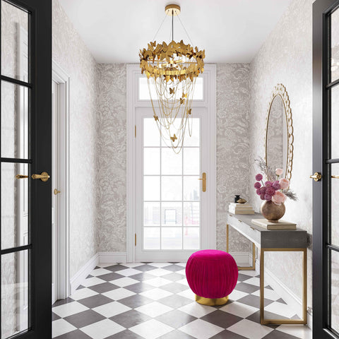 Genevieve Castaigne Gold Chandelier - image 2