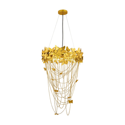 Genevieve Castaigne Gold Chandelier - image 3