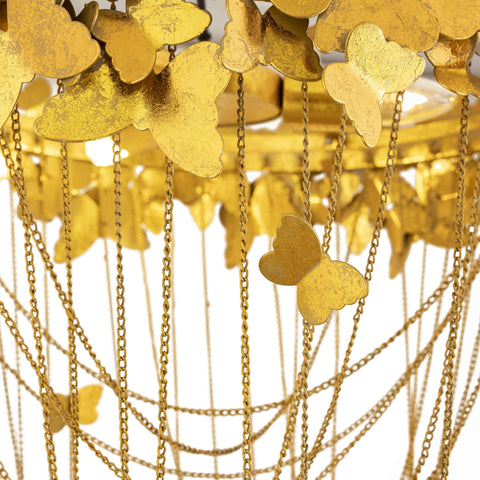 Genevieve Castaigne Gold Chandelier - image 4