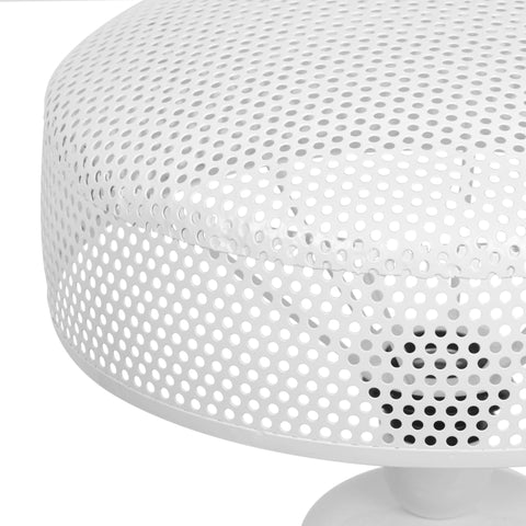 Sahara White Metal Table Lamp