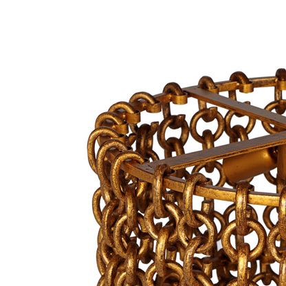 Metropolitan Brass Chain Link 3-Tier Chandelier