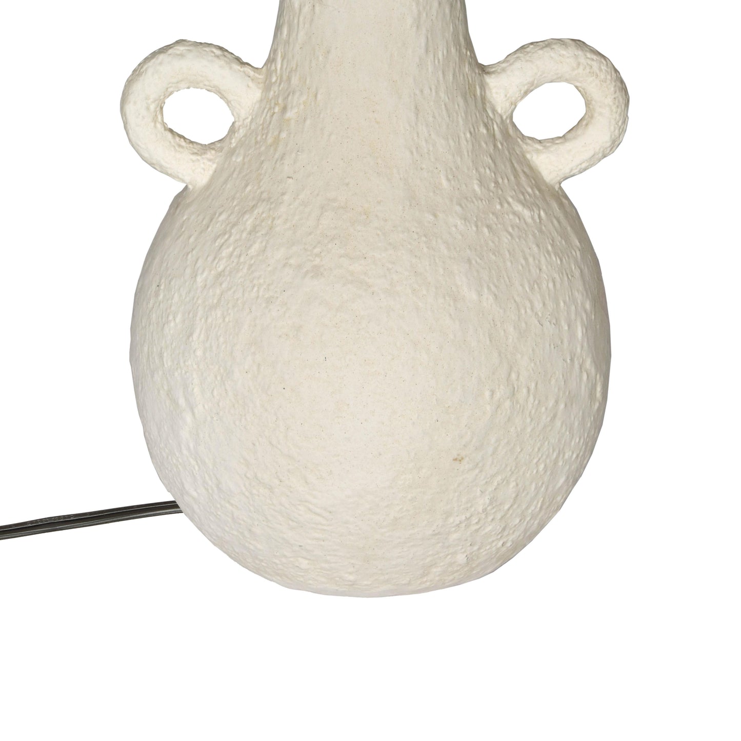 zoha natural & white ceramic table lamp