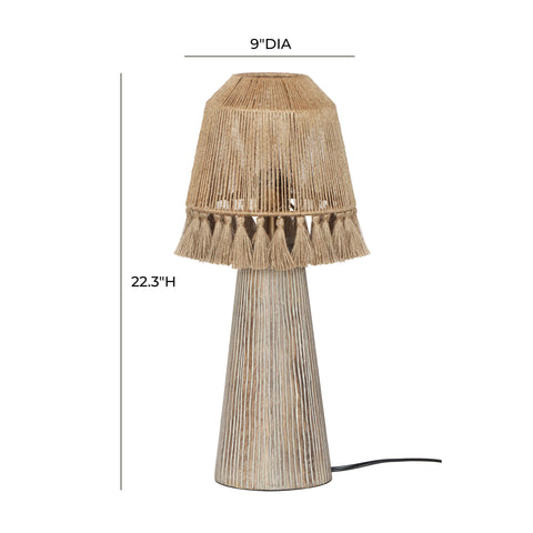 Valentina Natural Table Lamp