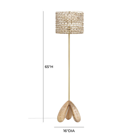Jasper Wooden Floor Lamp