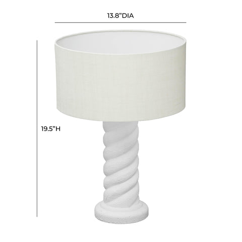 Bea White and Cream Table Lamp