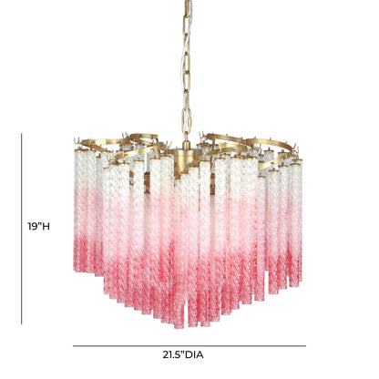 Kaonashi Ombre Glass Chandelier