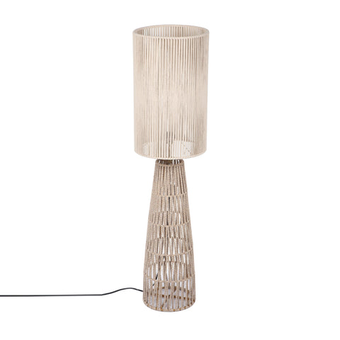 Journee Cream Natural Jute Floor Lamp